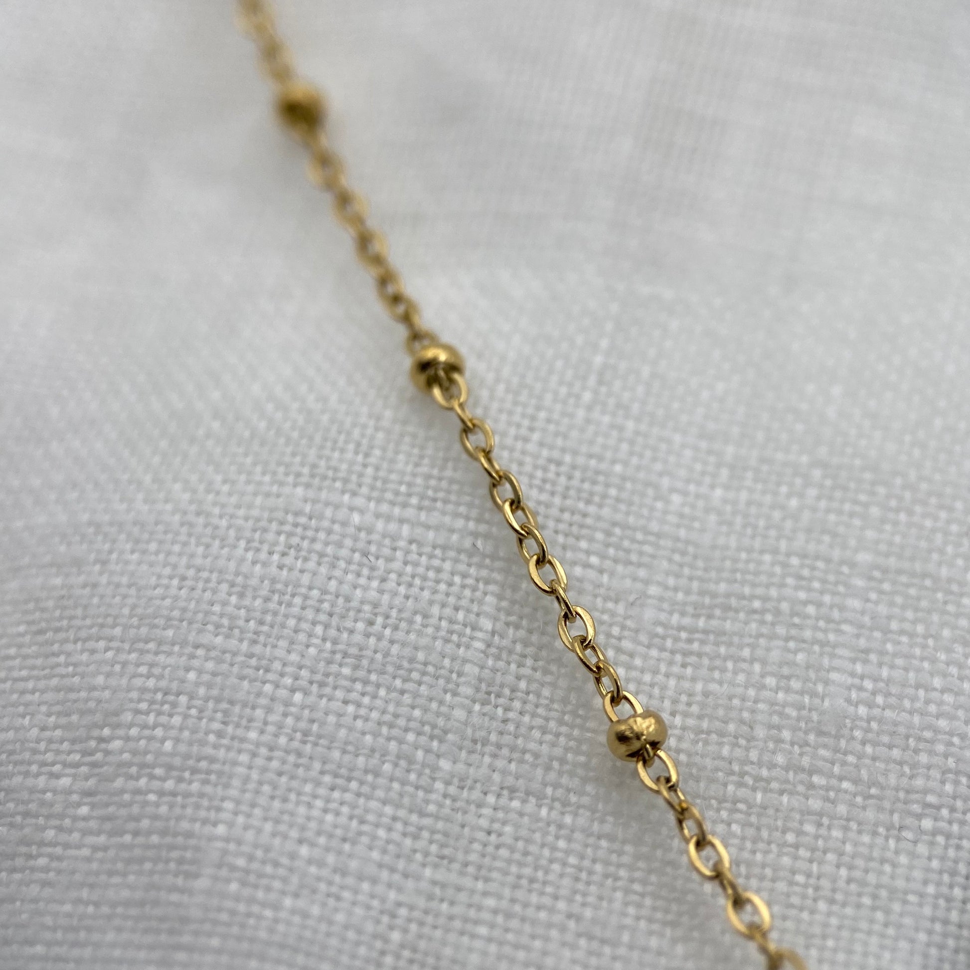 Gold Plated Crystal Compass Necklace