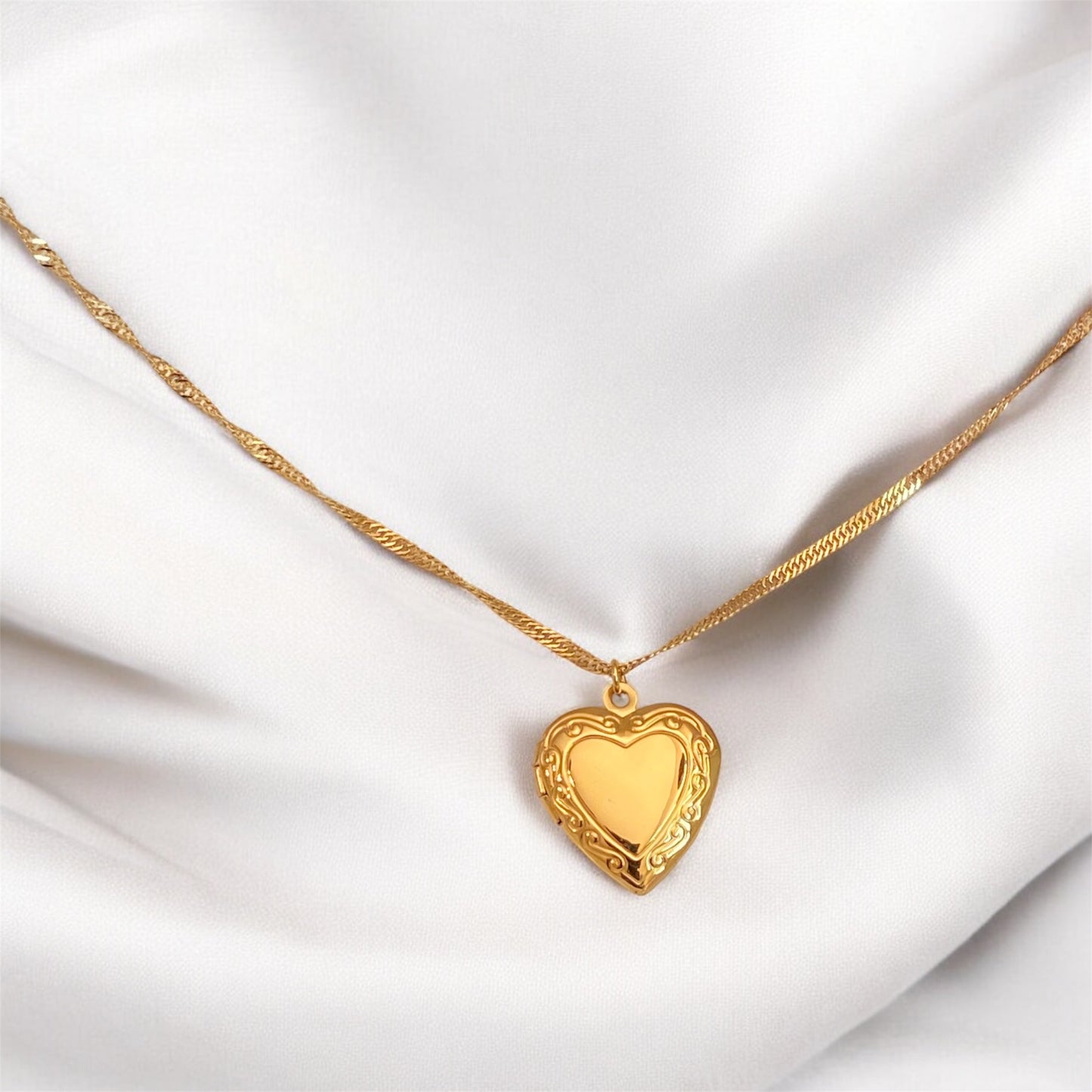 Gold Plated Heart Necklace