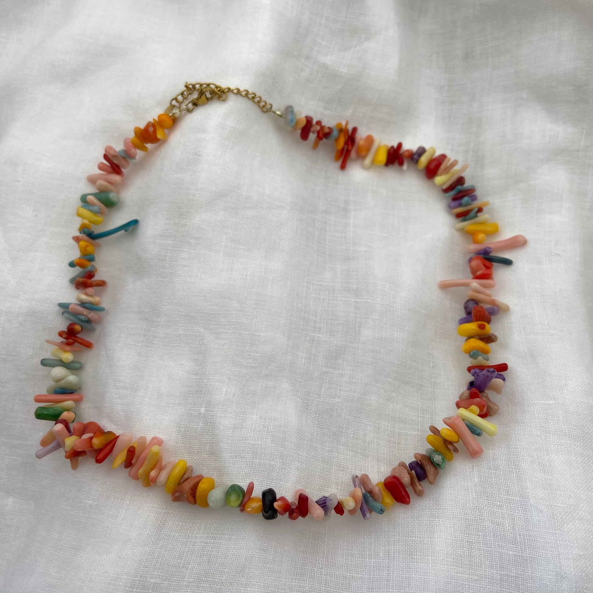 Natural Coral Beach Style Necklace