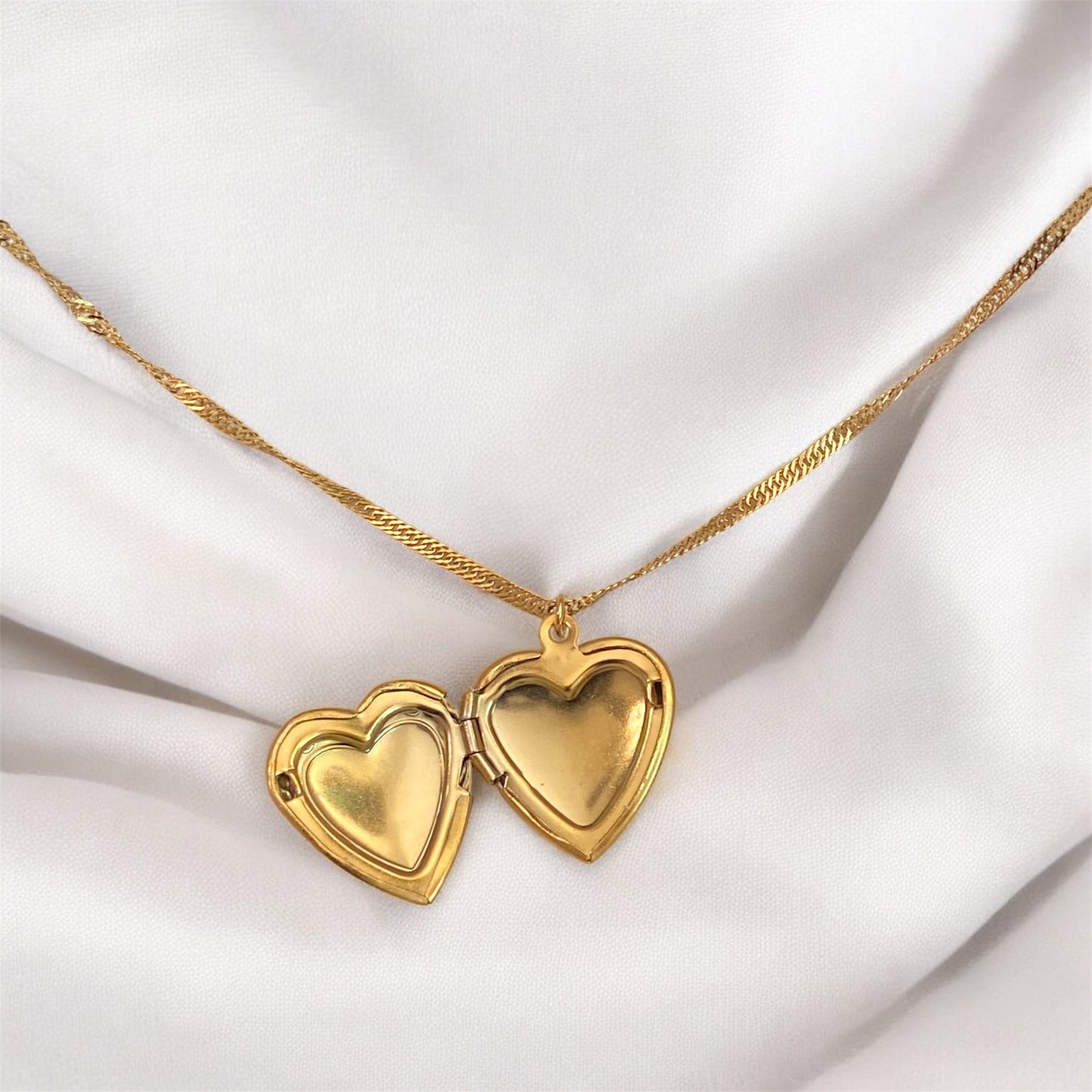 Gold Plated Heart Necklace