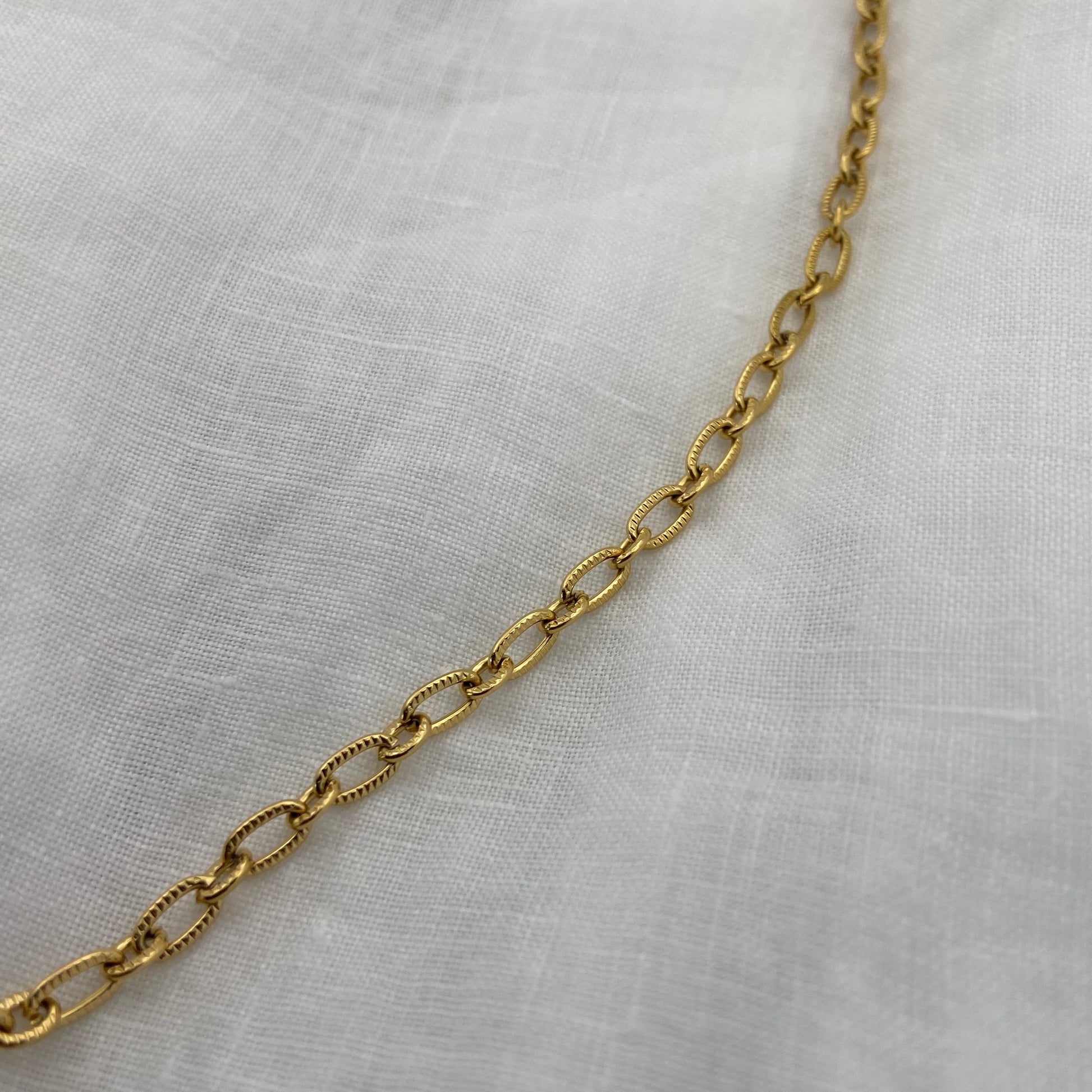 Sun Gold Plated Chain Necklace