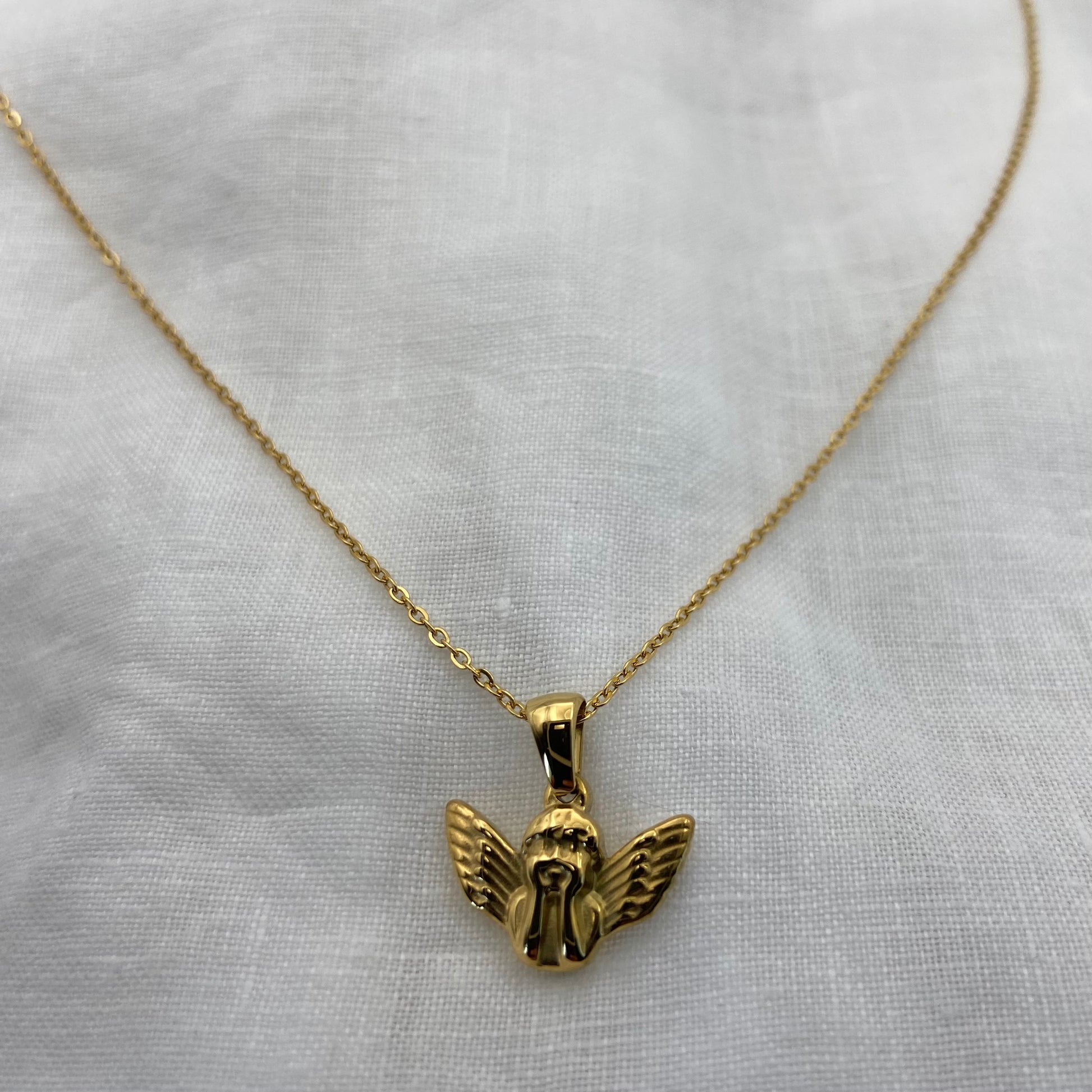 Gold Plated Angel Necklace