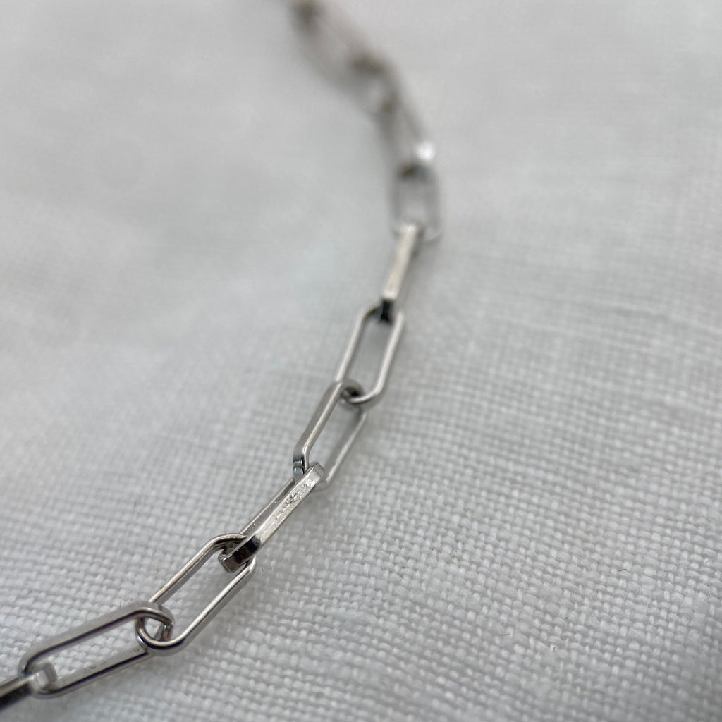 Unisex Minimal Style Sterling Silver Bracelets