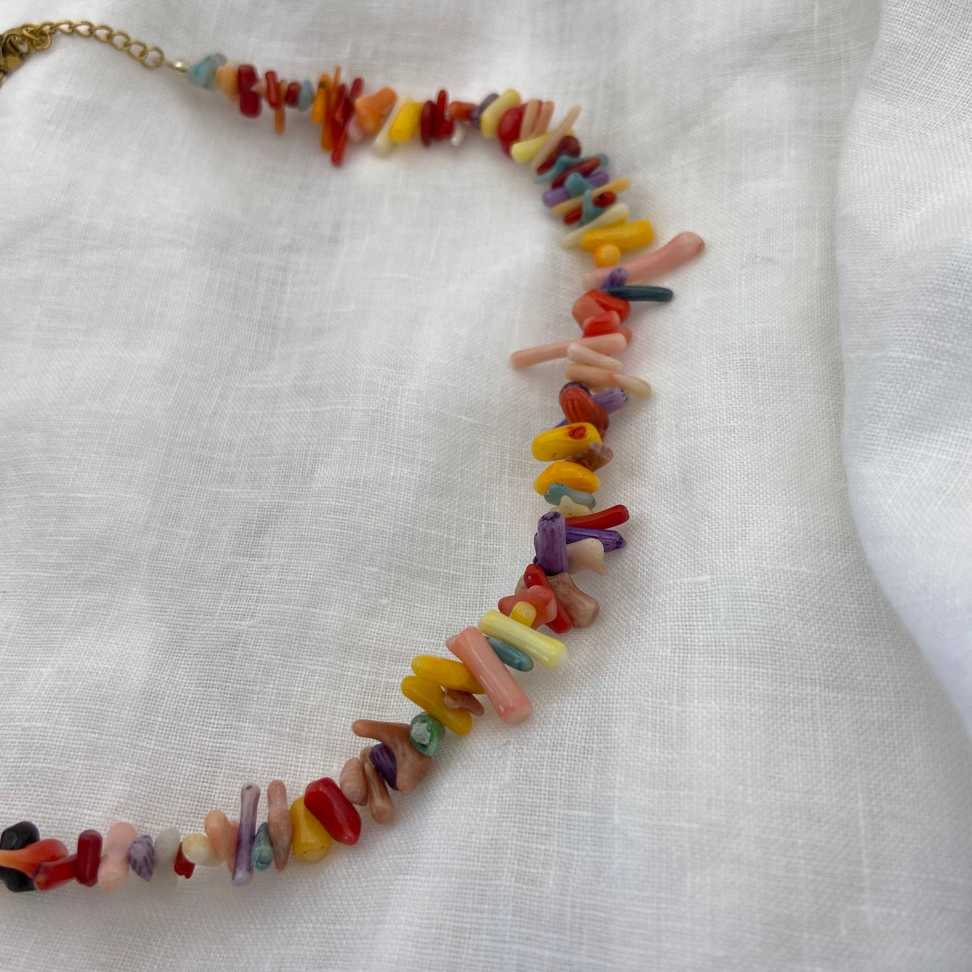 Natural Coral Beach Style Necklace