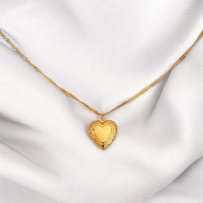 Gold Plated Heart Necklace