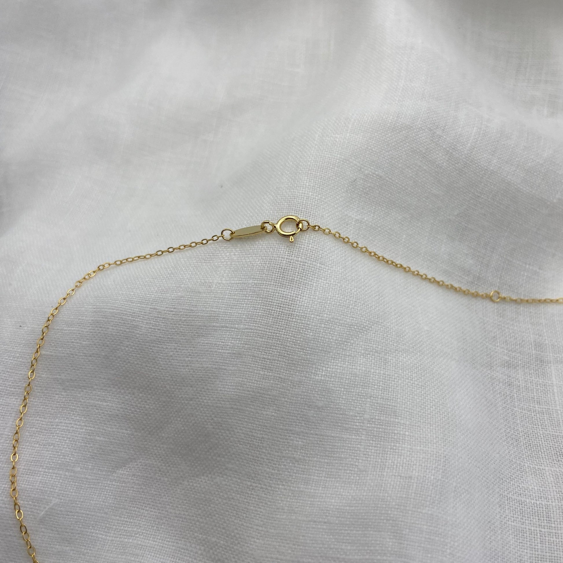 Mini Green Heart with Zircon Sterling Silver Necklace