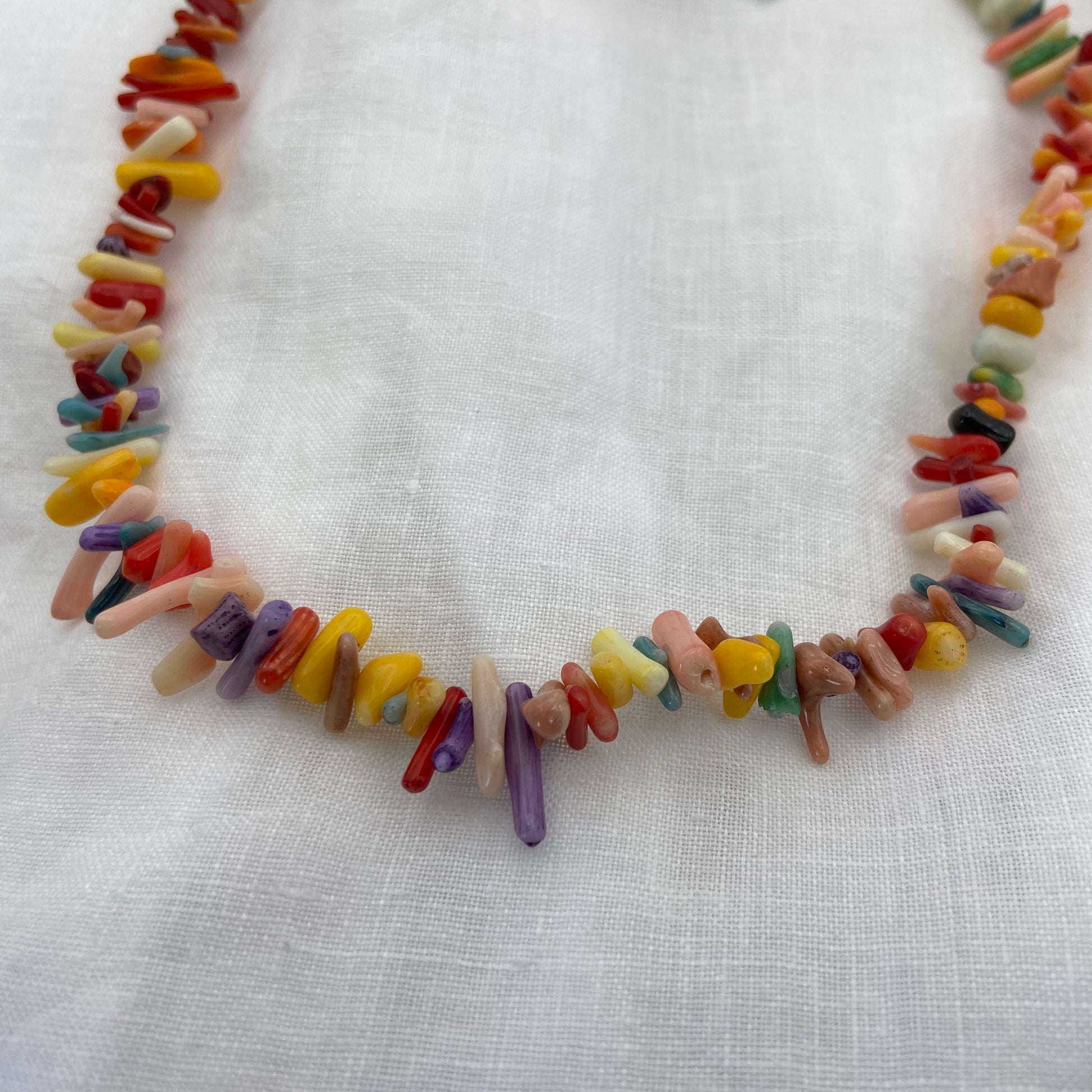 Natural Coral Beach Style Necklace