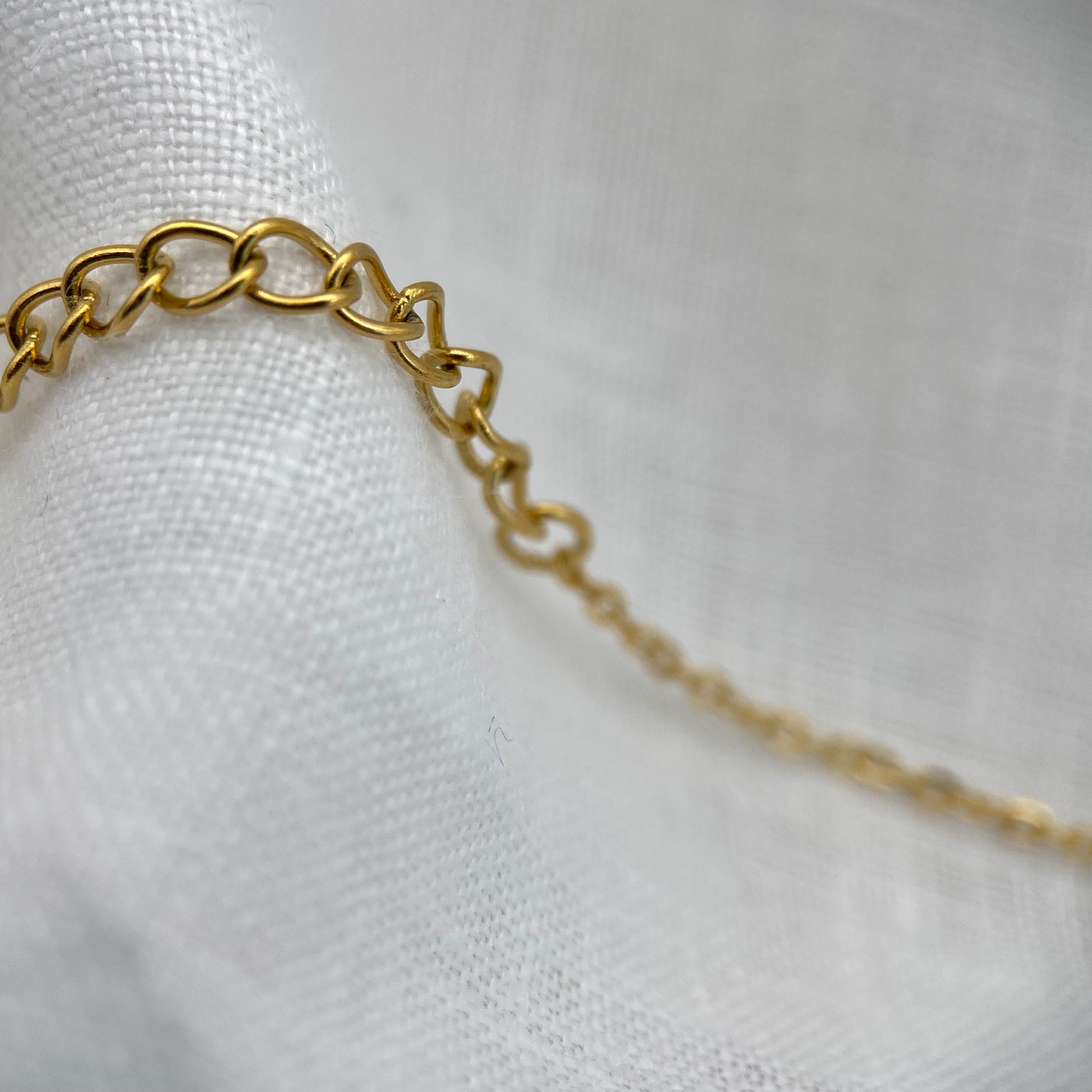 Zircon Heart Gold Plated Necklace