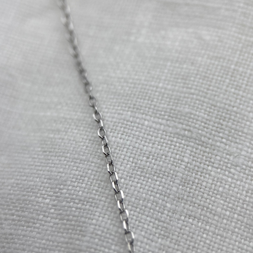 Evil Eye Necklace - Zircon & Sterling Silver