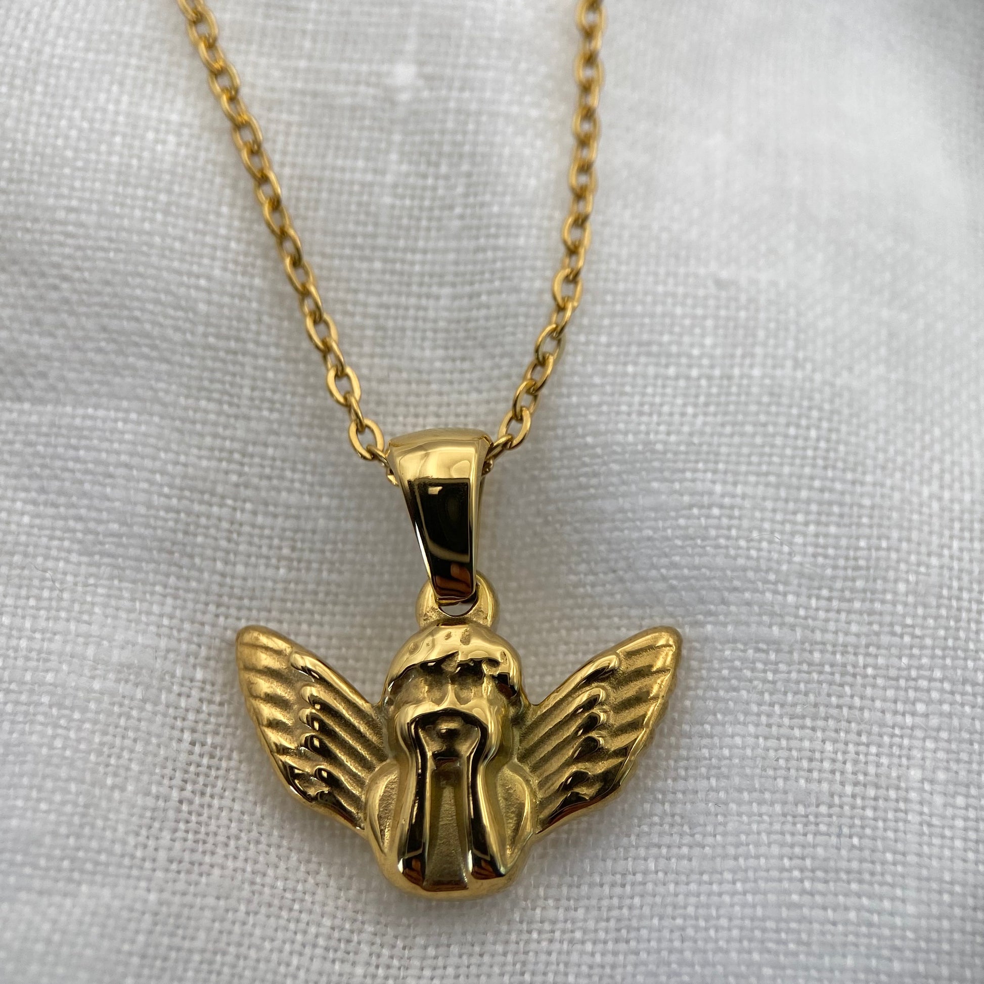 Gold Plated Angel Necklace