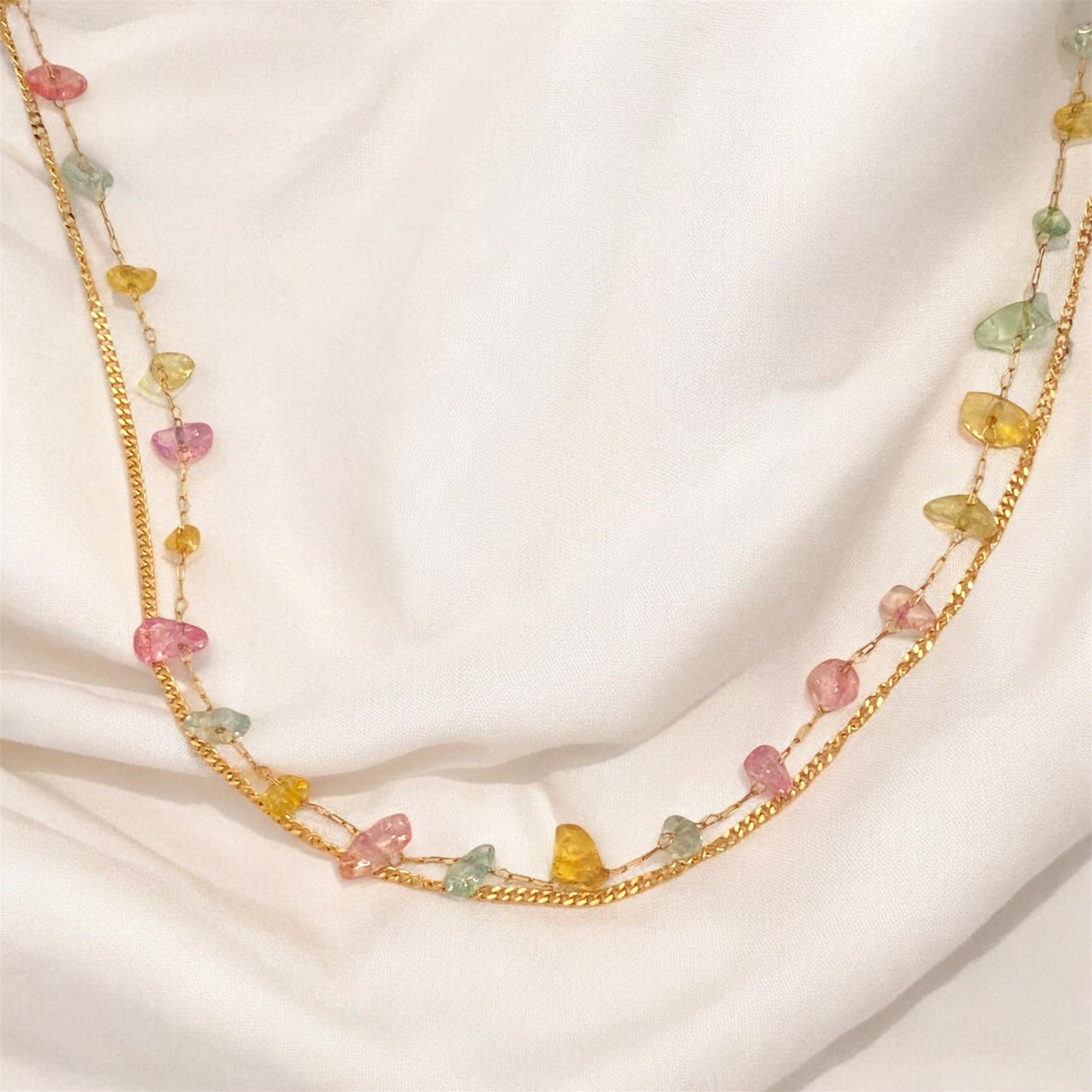 Hypoallergenic Water Colors Necklace