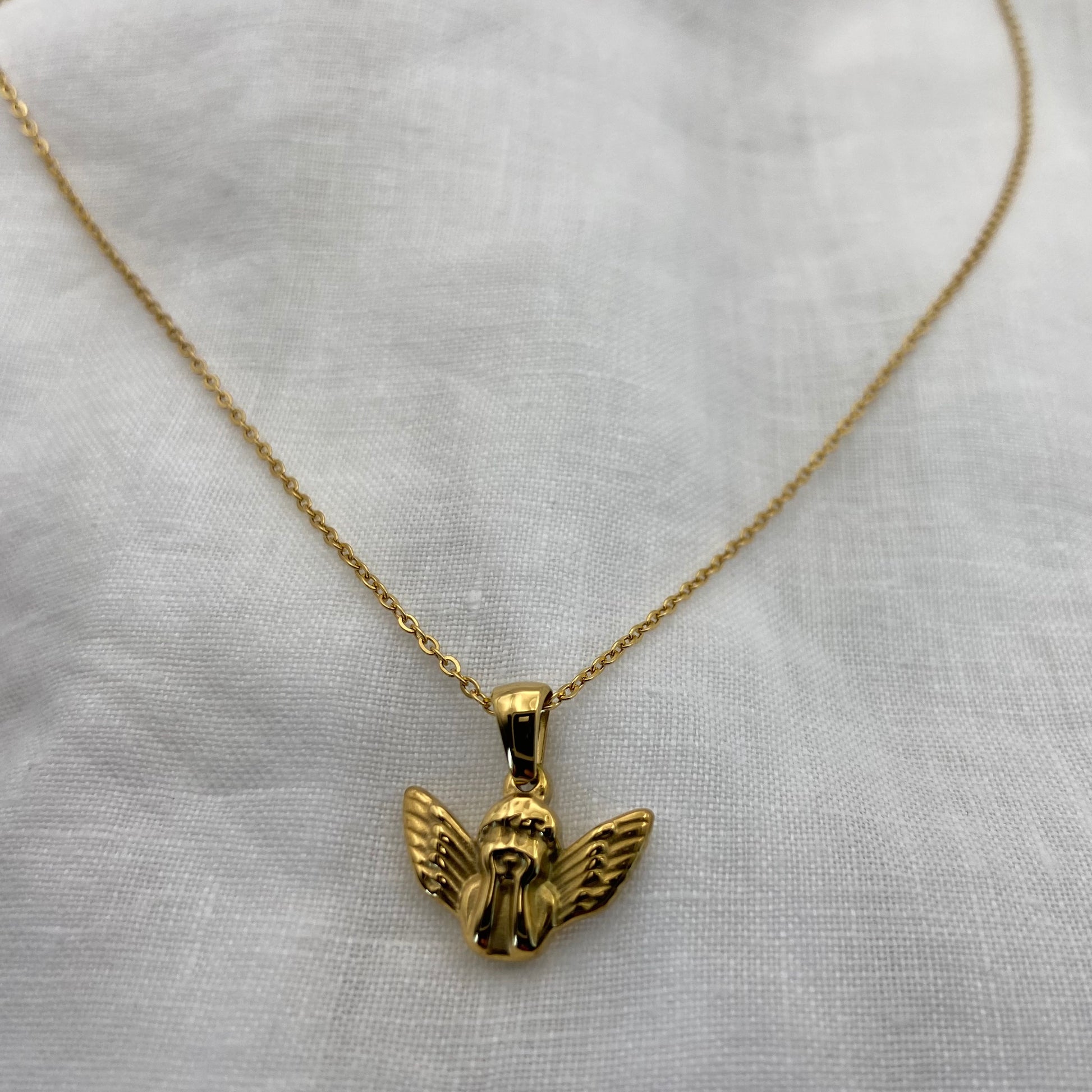 Gold Plated Angel Necklace