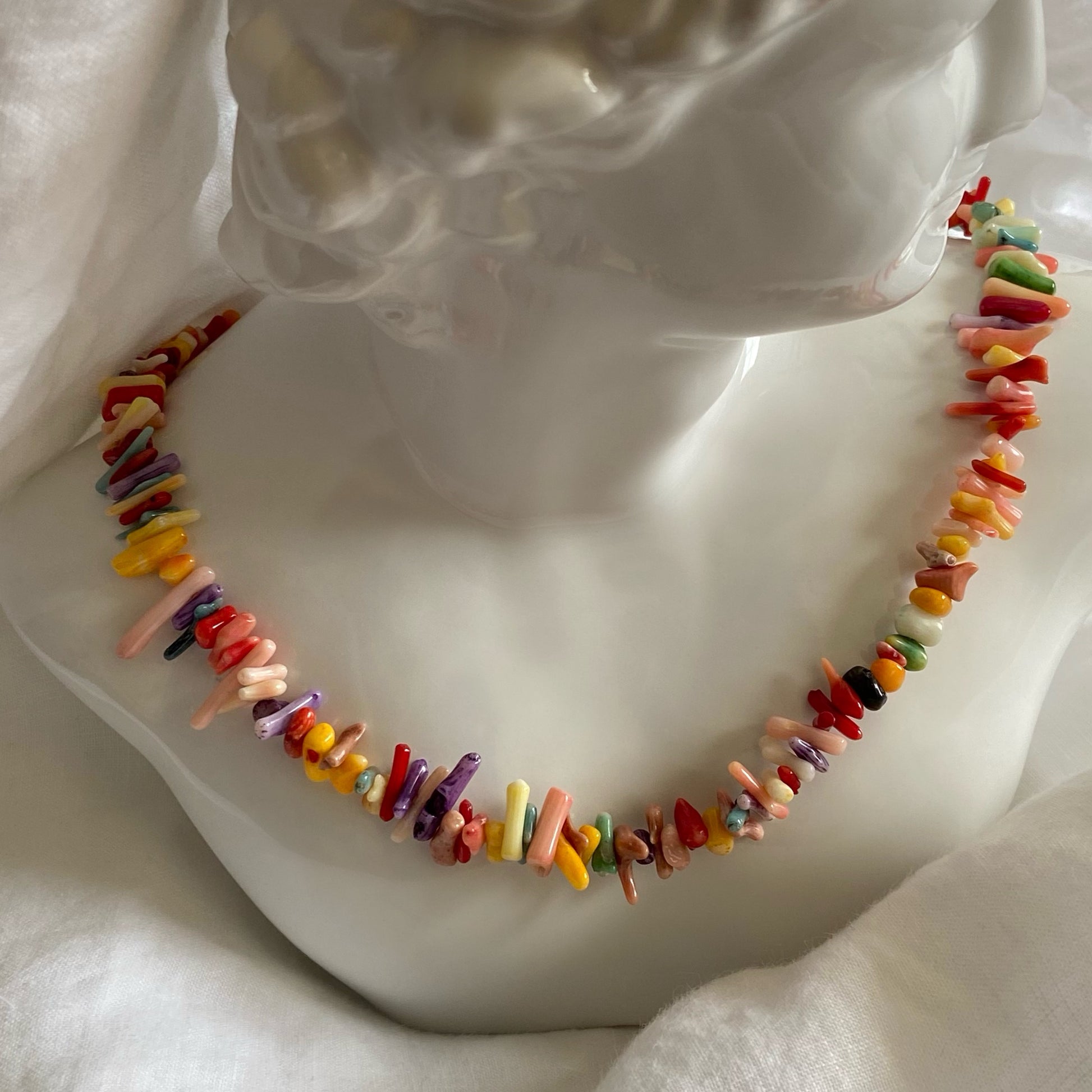Natural Coral Beach Style Necklace