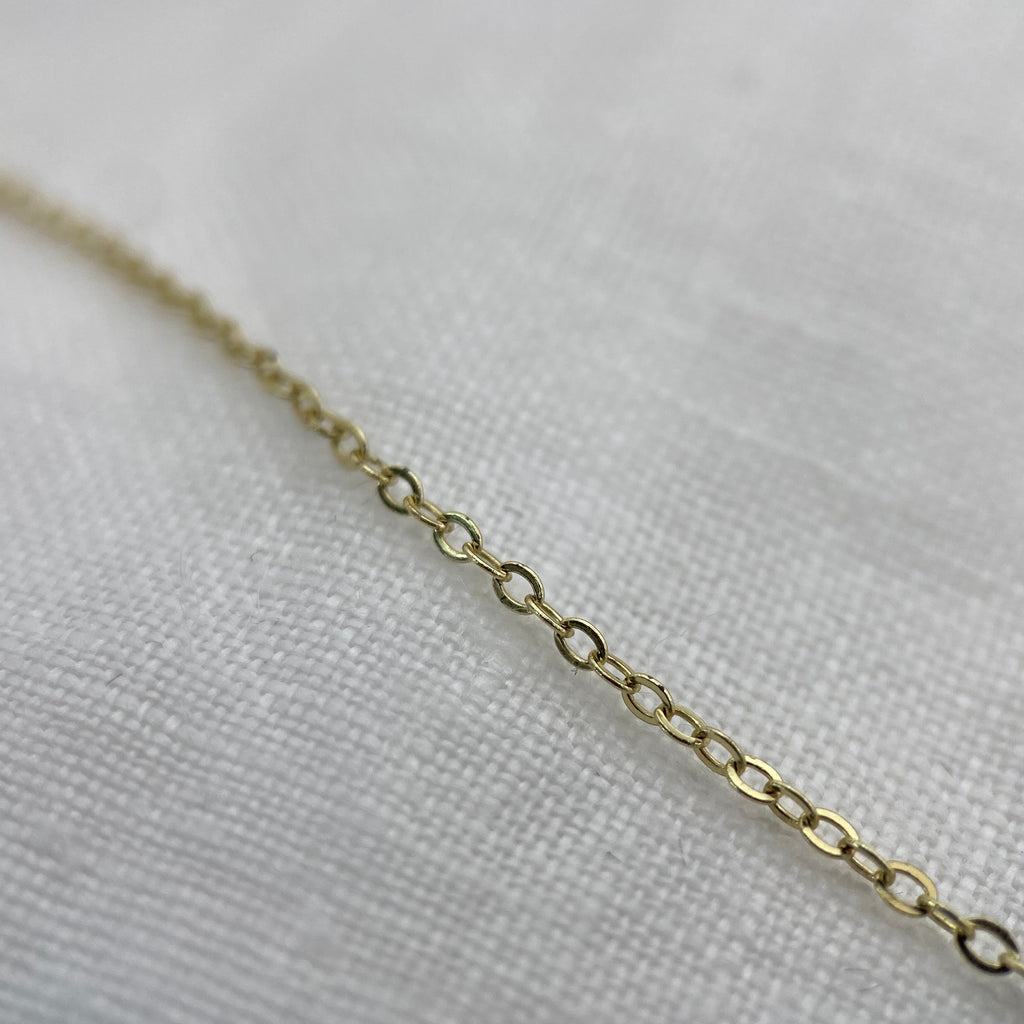Blue Zircon Necklace