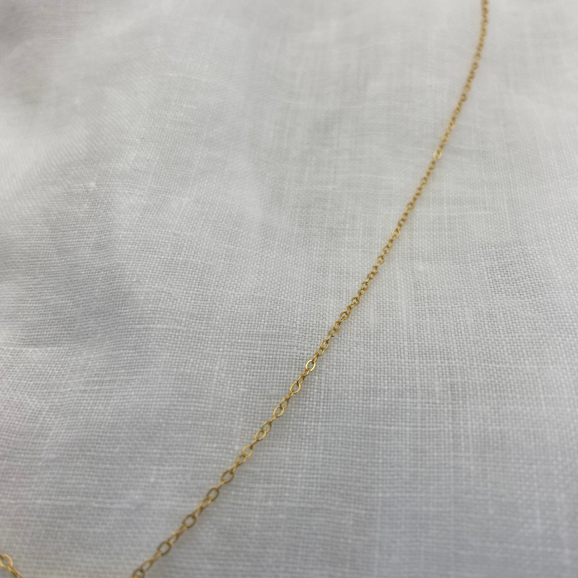Mini Green Heart with Zircon Sterling Silver Necklace