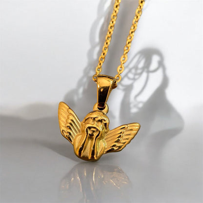 Gold Plated Angel Necklace