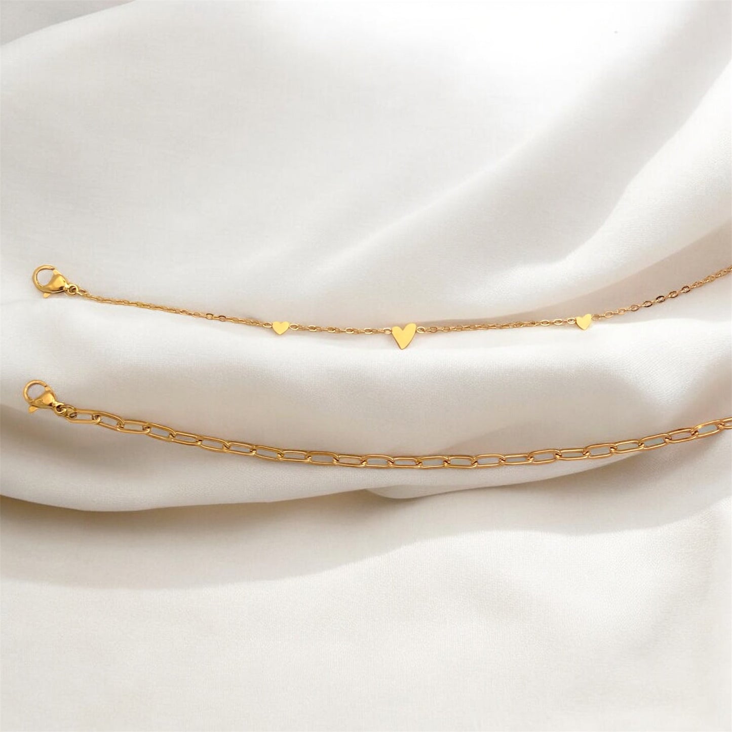 Two Gold Plated Bracelets