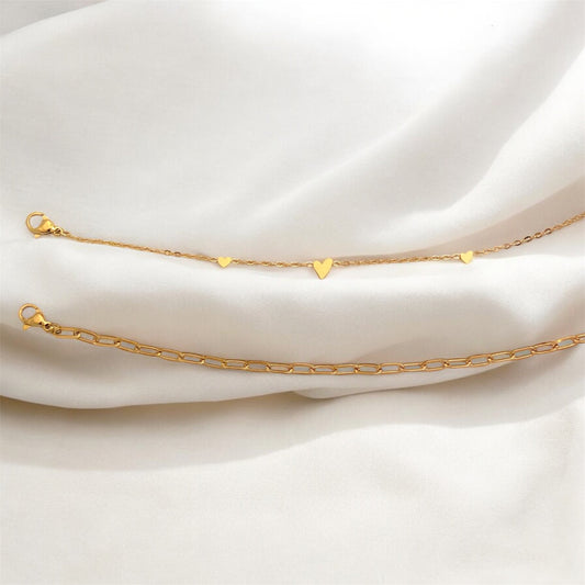 Two Gold Plated Bracelets