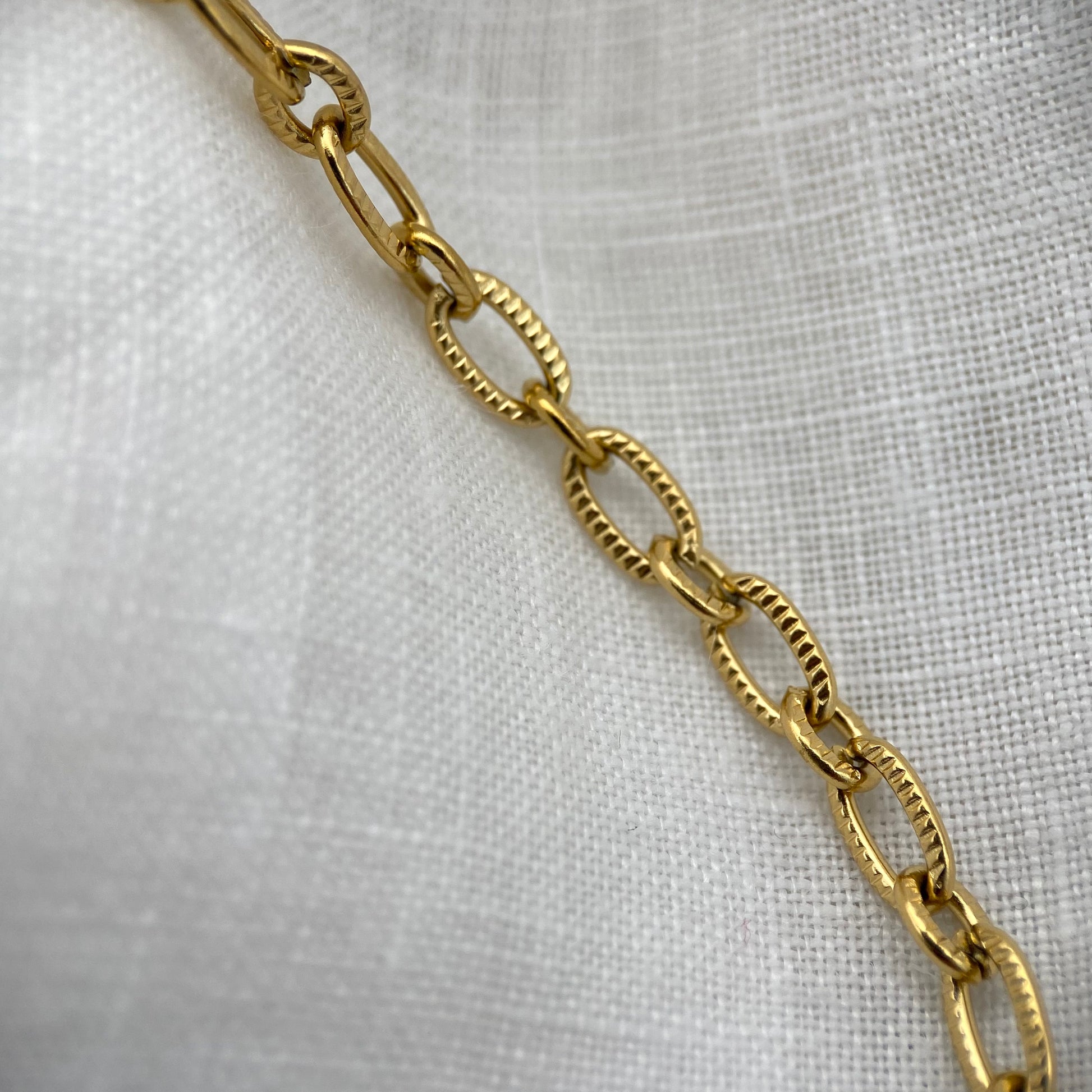 Sun Gold Plated Chain Necklace