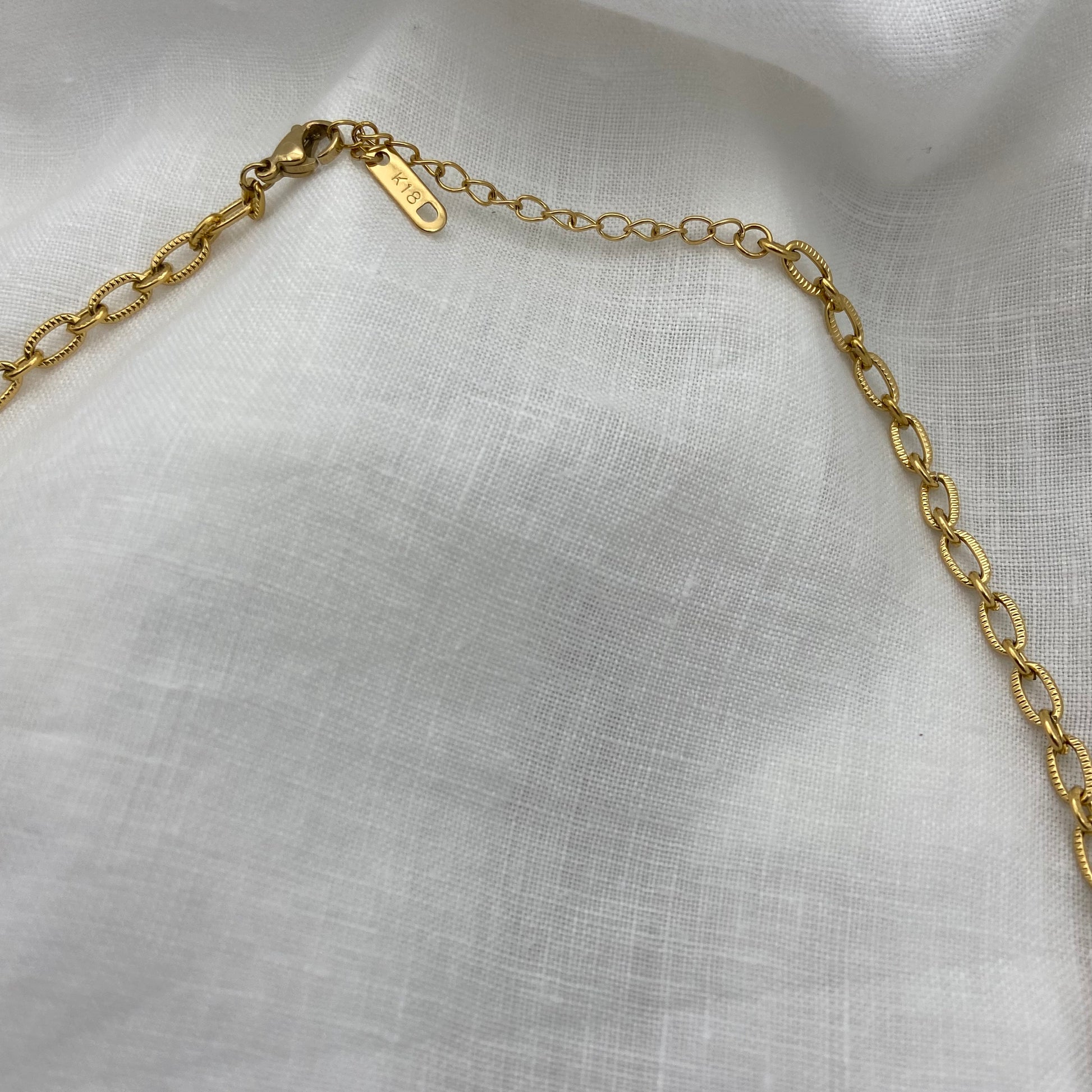 Sun Gold Plated Chain Necklace
