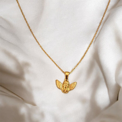 Gold Plated Angel Necklace