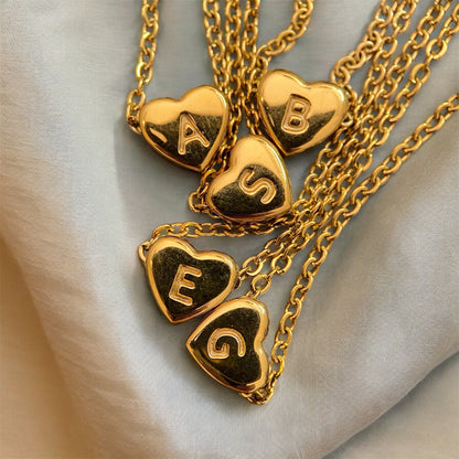 Gold Plated Your Letter Necklace