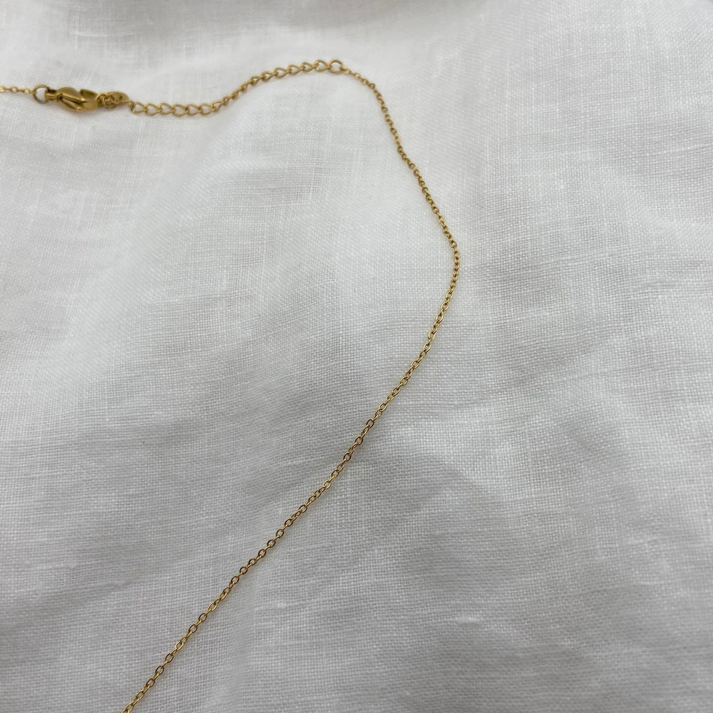 Cute Gold Plated Puppy Necklace