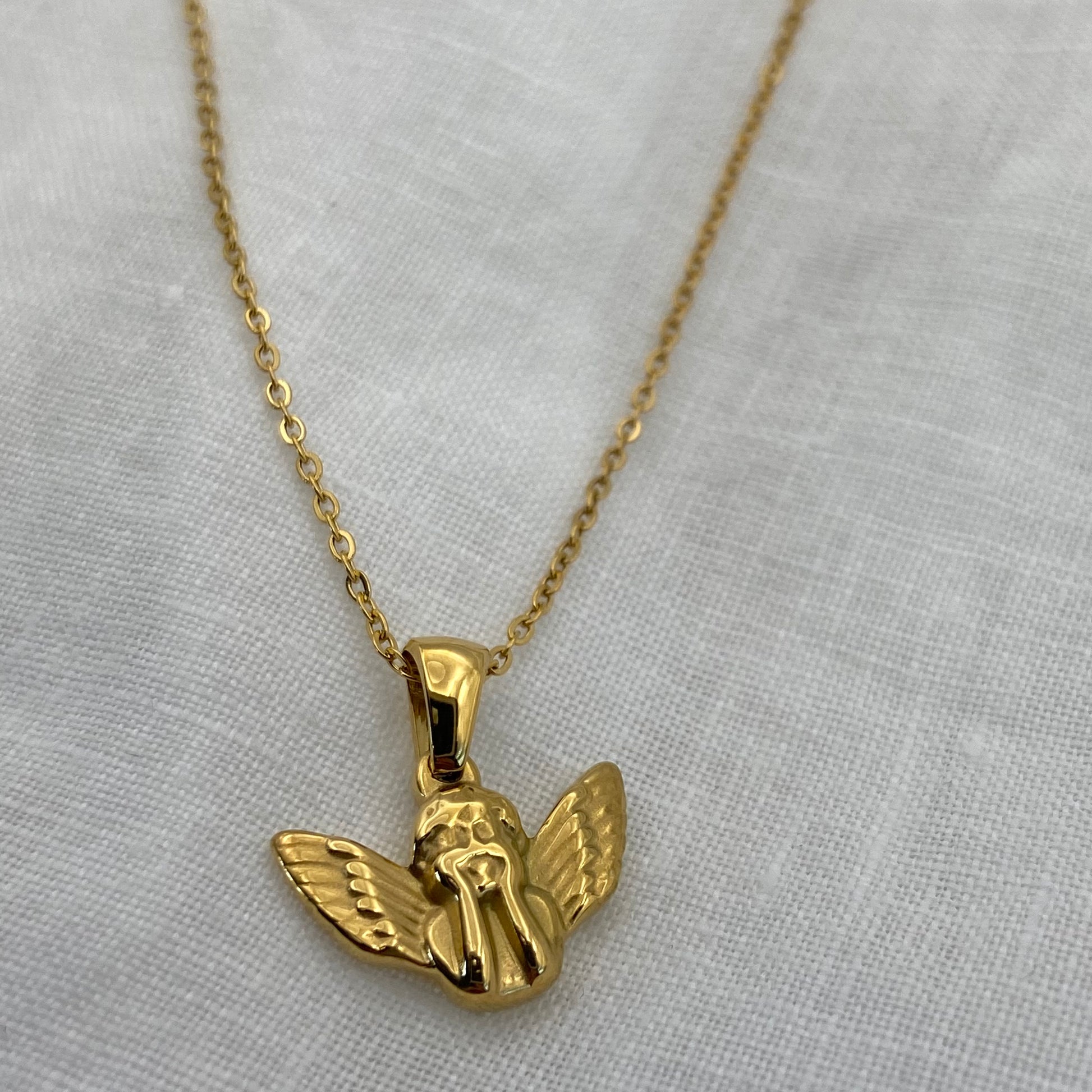 Gold Plated Angel Necklace