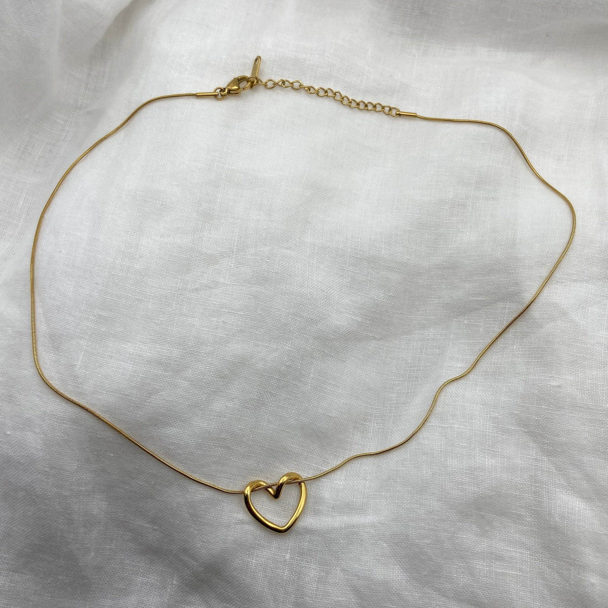 Minimal Heart Gold Plated Necklace