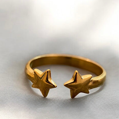 3 Rings Set (Flower Heart, Stars, Heart)