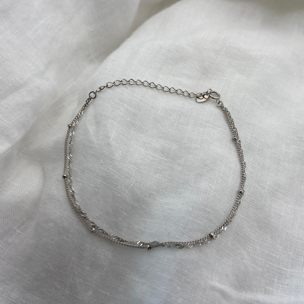 Handmade Japanese Style Sterling Silver Bracelet