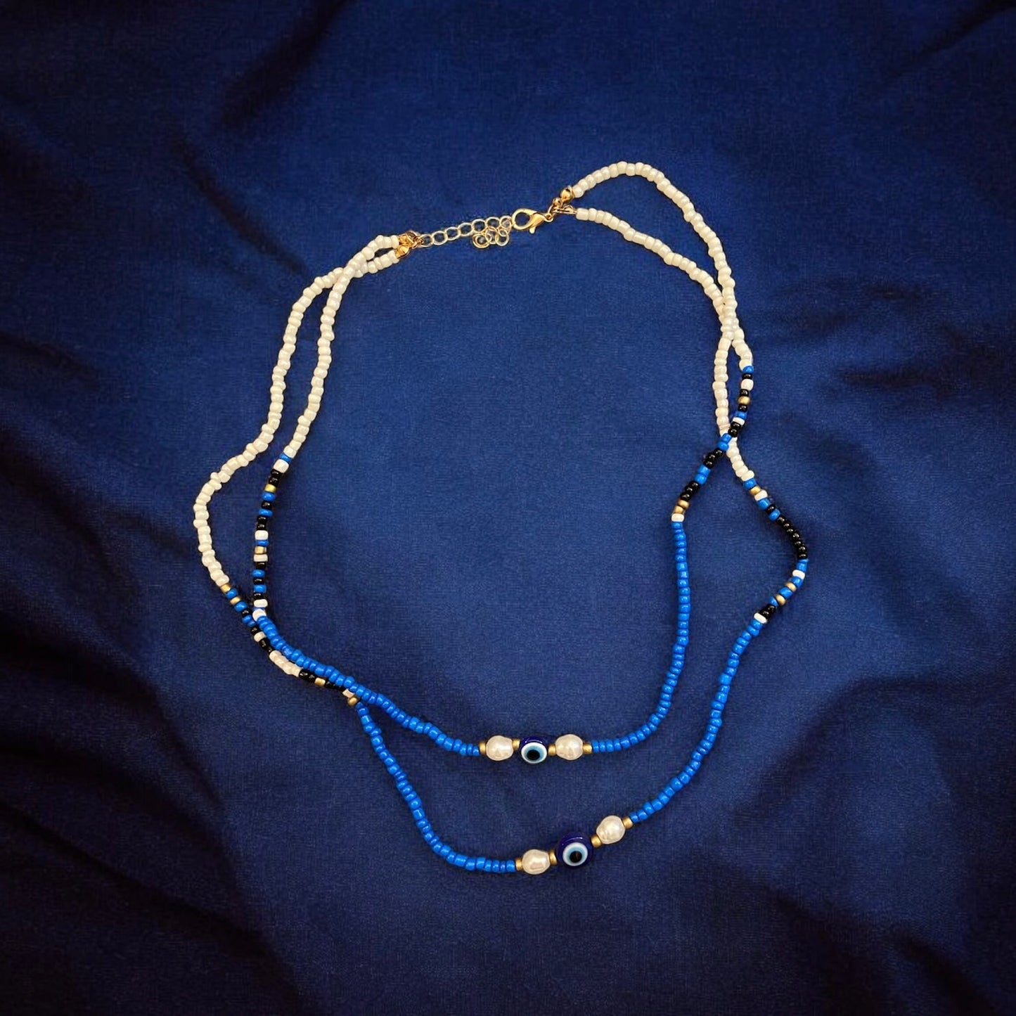 Beaded Evil Eye Necklace