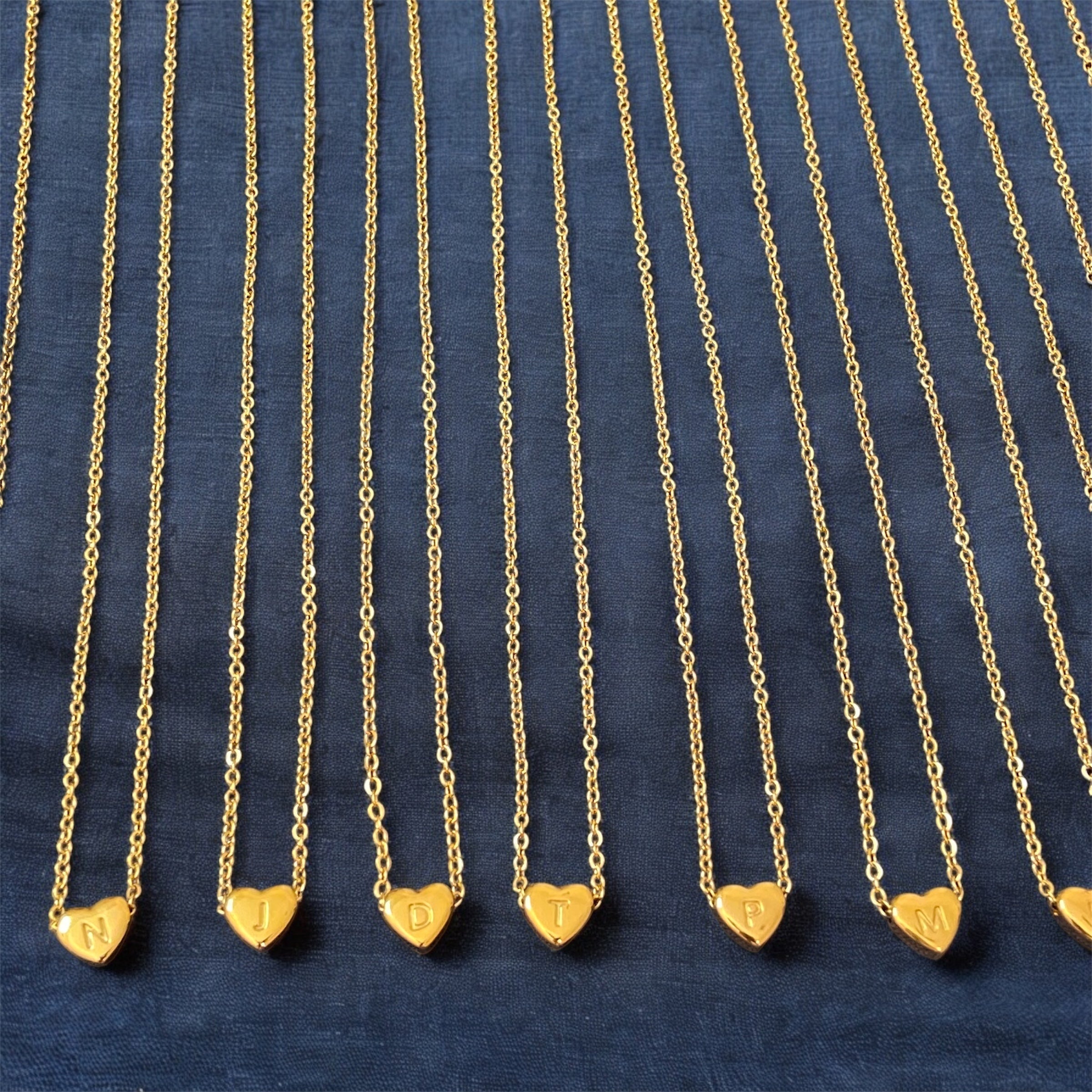 Gold Plated Your Letter Necklace - GREEK LORDE