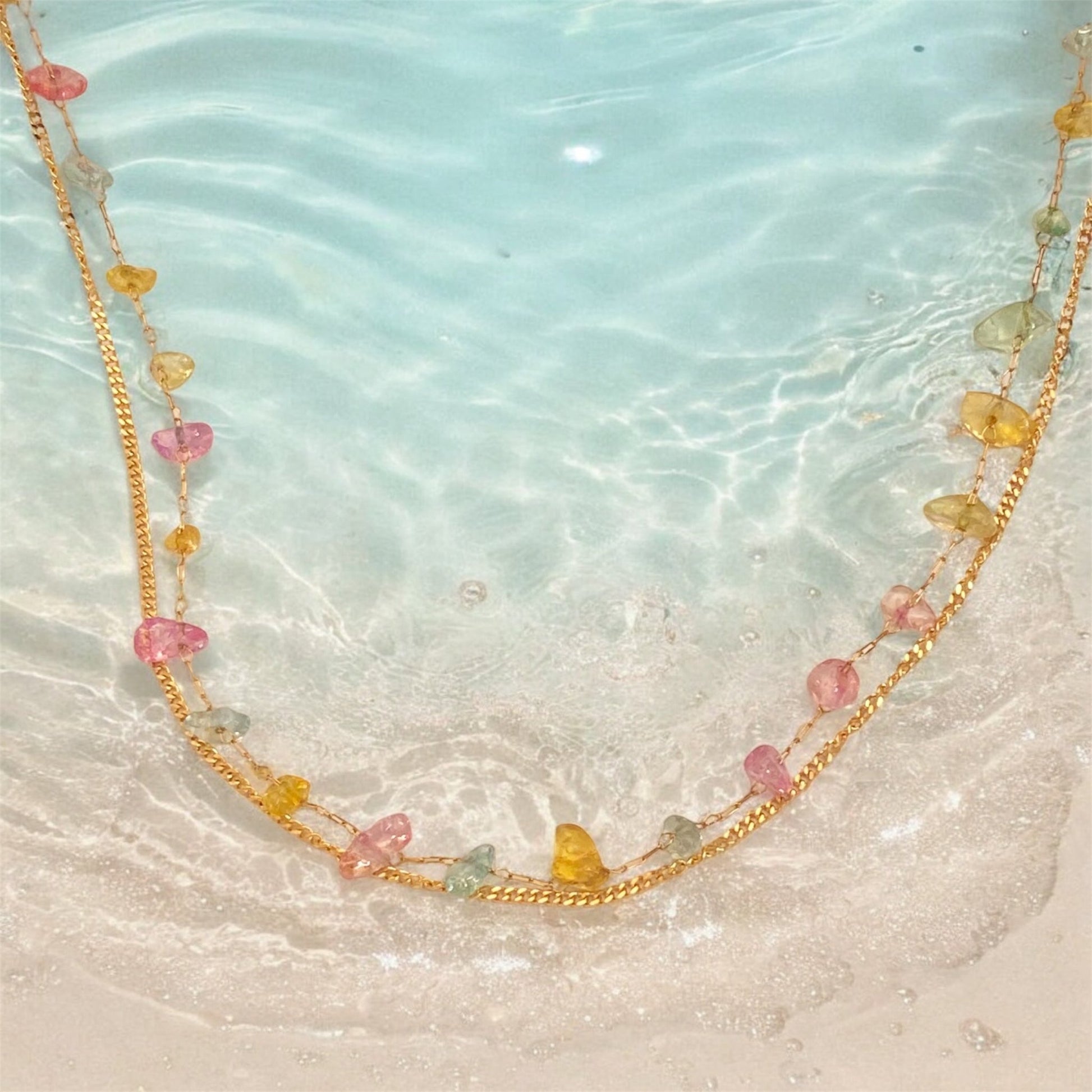Hypoallergenic Water Colors Necklace - GREEK LORDE