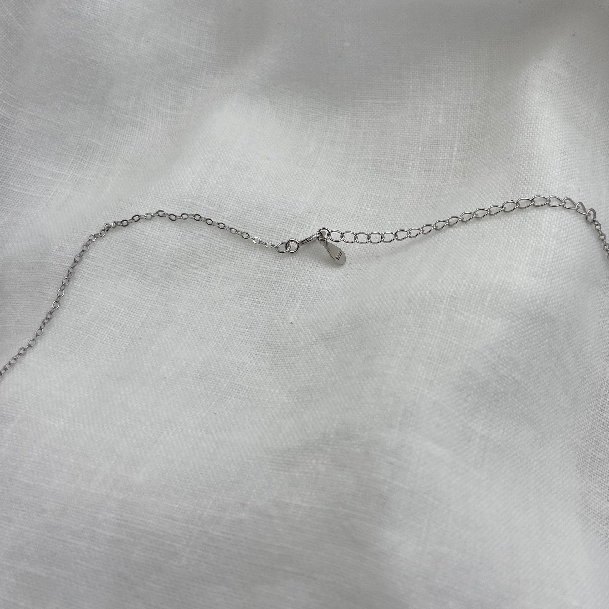 Water Droplet Zircon Necklace