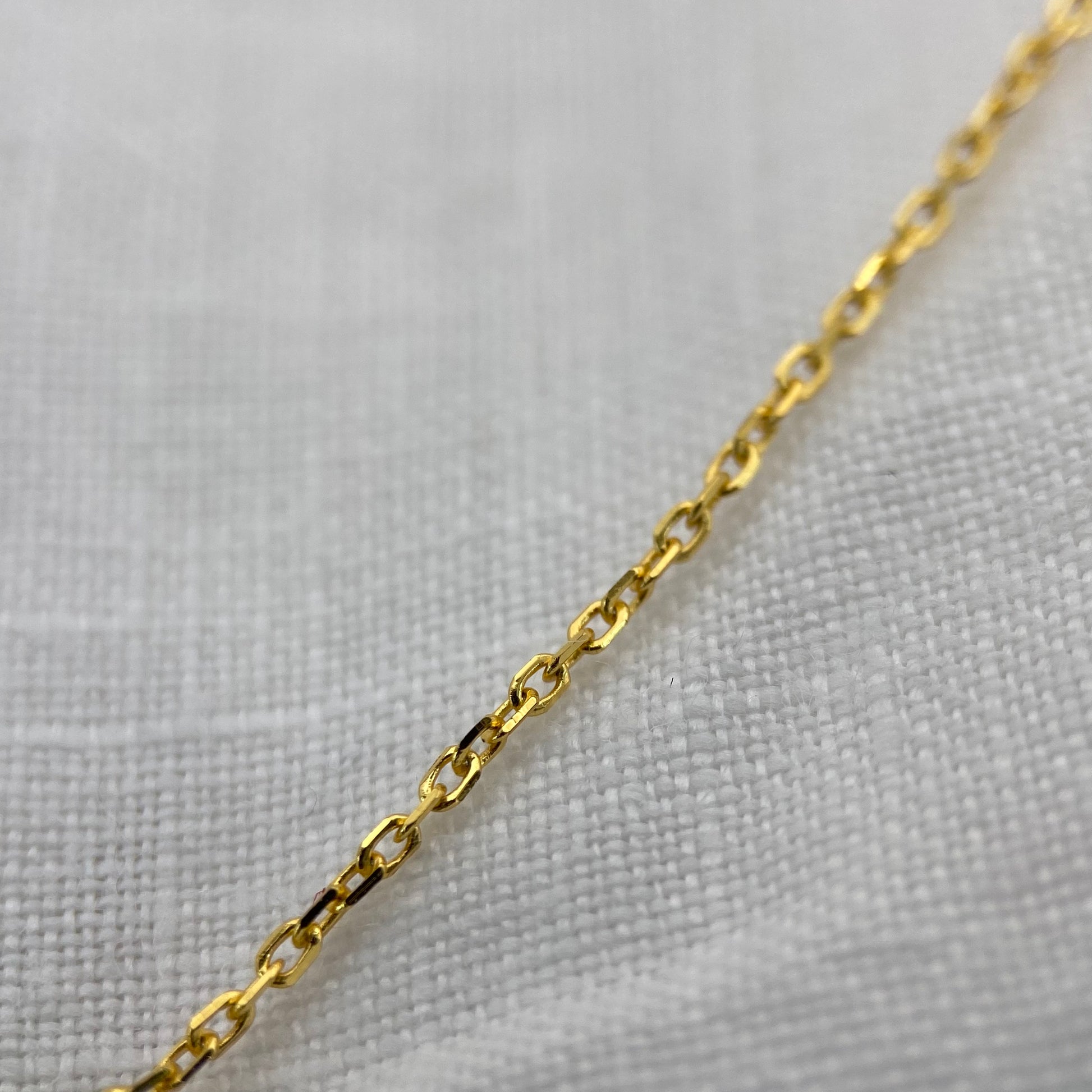 Sterling Silver Gold Plated Minimal Heart Necklace