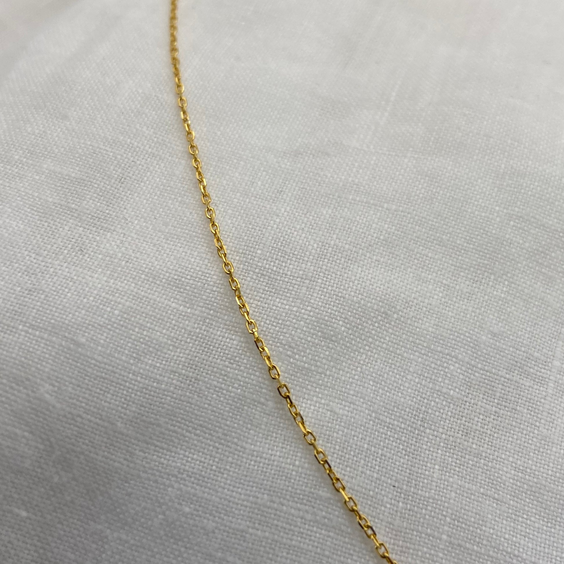 Sterling Silver Gold Plated Minimal Heart Necklace