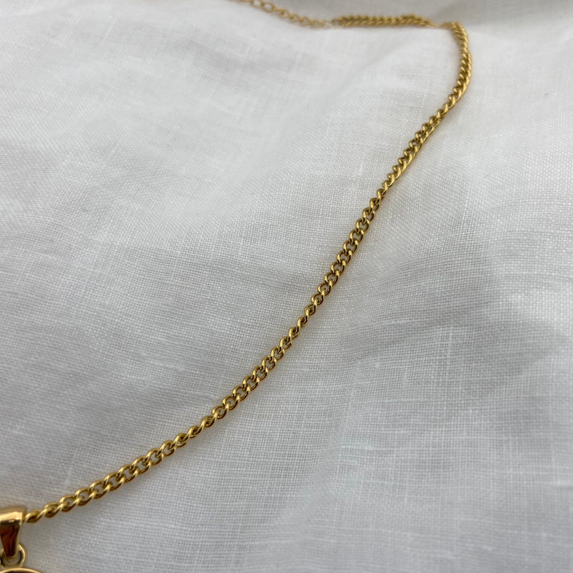 Gold Plated Sun - Moon Stainless Steel Necklace