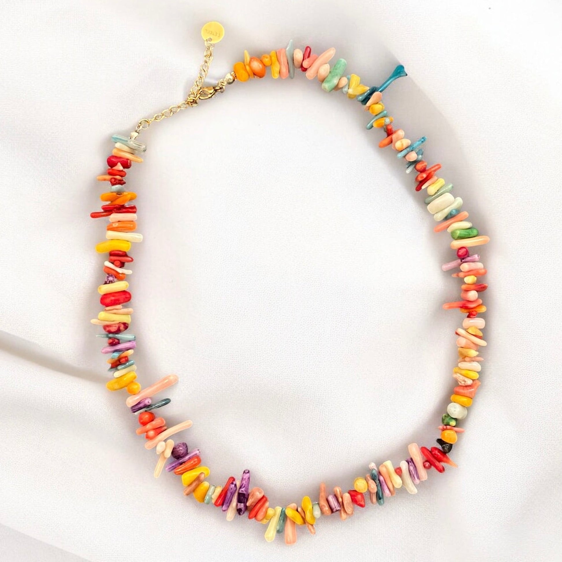 Natural Coral Beach Style Necklace - GREEK LORDE